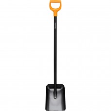 Лопата подборная металлически монолитная Fiskars Solid, D-ручка, 127 см (1066718)