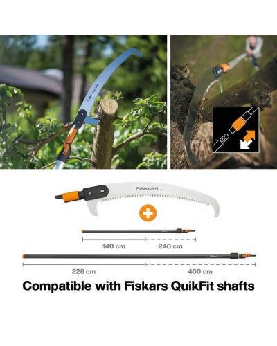 Ручка телескопическая алюминиевая Fiskars QuikFit™ L 228-400 см, 136032 (1000665) Ручка телескопическая алюминиевая Fiskars QuikFit™ L 228-400 см, 136032 (1000665)