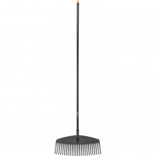 Граблі пластикові легкі для газонів Fiskars Solid™ L 52 см з алюмінієвою ручкою 160 см, 135016 (1003465)