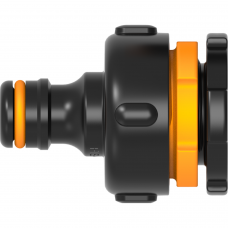 Штуцер резьбовой пластиковый Fiskars 1" с переходником 3/4" + 1/2" (1027052)