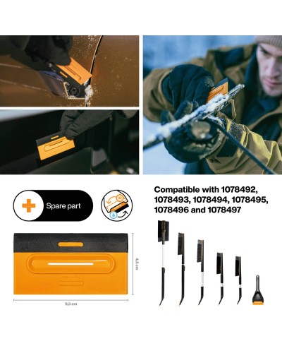 Запасний скребок 9 см для щіток і скребків Fiskars X-Series™, Plus, Solid™ (1078610)