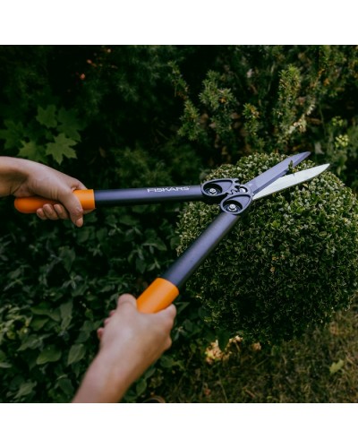 Ножиці для живоплоту механічні Fiskars PowerGear™ HS72, 21 см, 114790 (1000596) Ножиці для живоплоту механічні Fiskars PowerGear™ HS72, 21 см, 114790 (1000596)