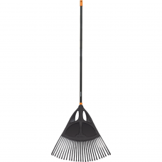 Граблі пластикові віялові Fiskars Solid XL 65 см з ручкою, 135090 (1015645)