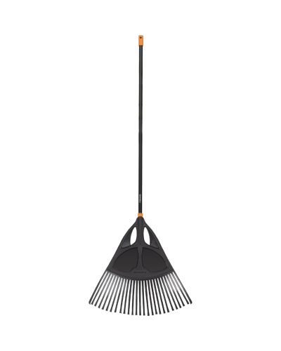 Грабли пластиковые веерные Fiskars Solid XL 65 см с ручкой, 135090 (1015645)