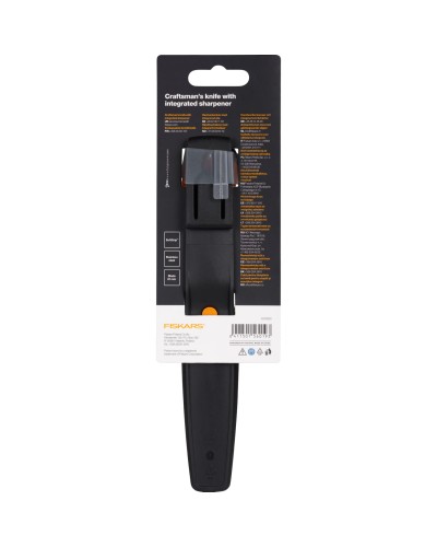 Ніж ремісника Fiskars Craftsman’s, червоний із точилкою, 156019 (1023620) Ніж ремісника Fiskars Craftsman’s, червоний із точилкою, 156019 (1023620)