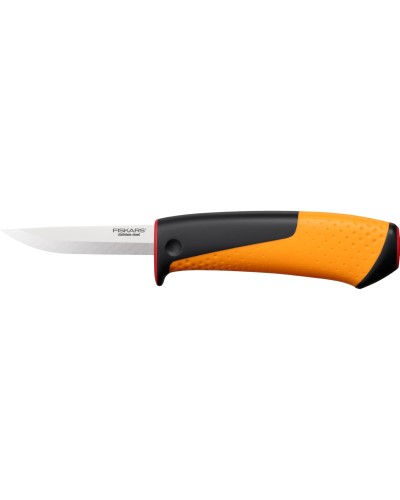 Ніж ремісника Fiskars Craftsman’s, червоний із точилкою, 156019 (1023620) Ніж ремісника Fiskars Craftsman’s, червоний із точилкою, 156019 (1023620)
