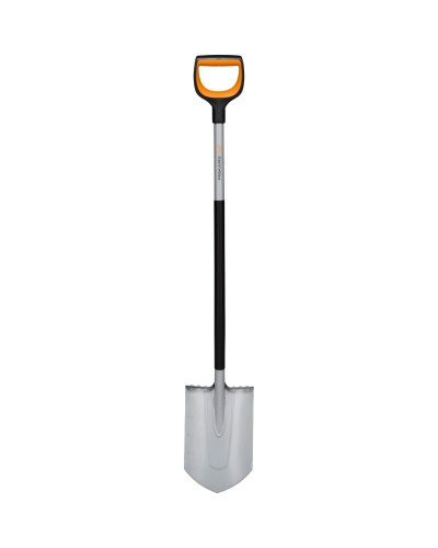 Лопата штикова загострена Fiskars Xact™ 120 см із школою (1066729)