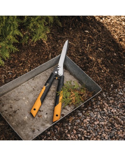 Ножиці для живоплоту механічні Fiskars PowerGear™ X HSX92, 22 см (1023631) Ножиці для живоплоту механічні Fiskars PowerGear™ X HSX92, 22 см (1023631)
