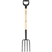 Вилы садовые с деревянной ручкой Fiskars Solid 113 см (1070676)