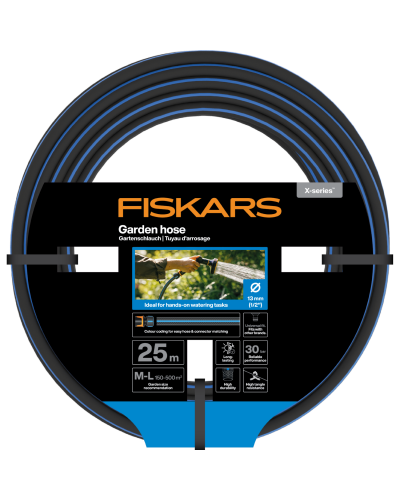 Шланг Fiskars X-series 13 мм (1/2"), 25 м, 1027105 (1076045)