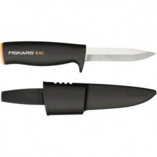 Нож общего назначения Fiskars K40, поплавок + чехол, 125860 (1001622)