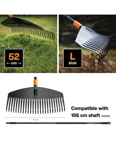 Грабли пластиковые легкие для газонов Fiskars QuikFit™ L 52 см, 135013 (1000642) Грабли пластиковые легкие для газонов Fiskars QuikFit™ L 52 см, 135013 (1000642)