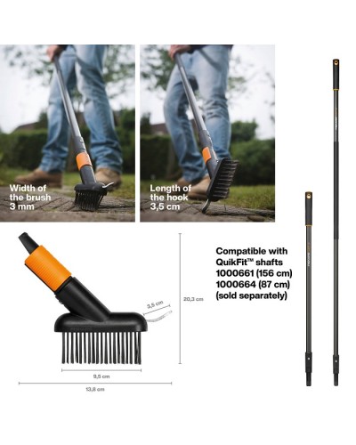 Щетка металлическая для щелей Fiskars QuikFit™ 135522 (1000657) Щетка металлическая для щелей Fiskars QuikFit™ 135522 (1000657)