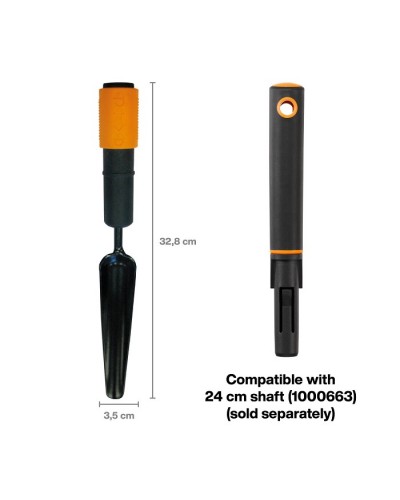Совок для сорняков Fiskars QuikFit™ 15 см, 137522 (1000731) Совок для сорняков Fiskars QuikFit™ 15 см, 137522 (1000731)