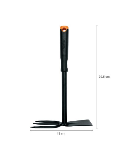 Сапка ручная Fiskars Ergo 7,5 см, три зуба (1027030) Сапка ручная Fiskars Ergo 7,5 см, три зуба (1027030)
