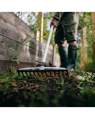 Грабли Fiskars X-series (Xact) 37 см с алюминиевой ручкой 160 см (1027039)