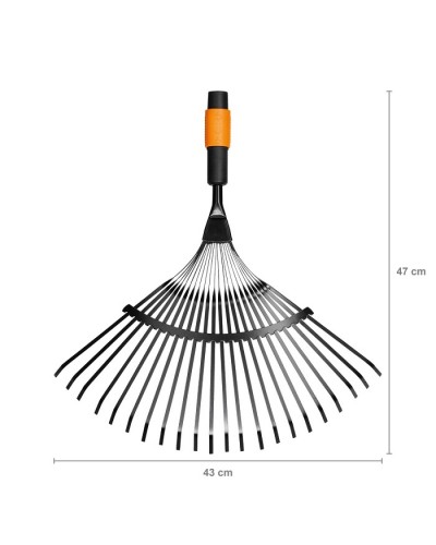Грабли стальные веерные Fiskars QuikFit™ 43 см, 135201 (1000644) Грабли стальные веерные Fiskars QuikFit™ 43 см, 135201 (1000644)