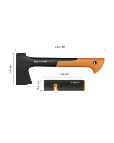 Сокира-колун Fiskars X25 XL, 72,5 см, 2,4 кг + Точилка Fiskars XSharp (1060003)