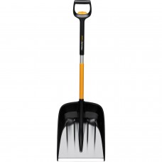 Лопата для прибирання снігу телескопічна 120-139 см Fiskars X-series™ 36 см, 1.6 кг (1057188)