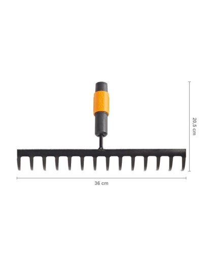 Грабли Fiskars QuikFit™ 35 см, 14 зубов, 135511 (1000653) Грабли Fiskars QuikFit™ 35 см, 14 зубов, 135511 (1000653)