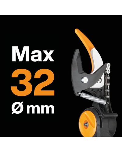 Cадовий висоторіз Fiskars PowerReel UP84, 2.3 м, до 32 мм, 115390 (1001557) Cадовий висоторіз Fiskars PowerReel UP84, 2.3 м, до 32 мм, 115390 (1001557)