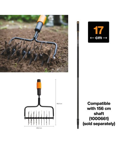 Культиватор девятизвездочный Fiskars QuikFit™ 20 см, 136524 (1000689) Культиватор девятизвездочный Fiskars QuikFit™ 20 см, 136524 (1000689)