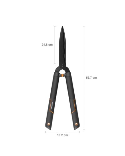 Ножиці для живоплоту механічні Fiskars SingleStep™ HS22, 114730 (1001433)