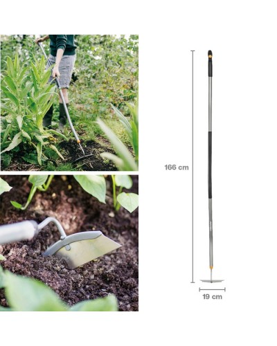 Сапа для сорняков Fiskars Ergonomic 19 см с эргономичной ручкой 150 см (1076979) Сапа для сорняков Fiskars Ergonomic 19 см с эргономичной ручкой 150 см (1076979)