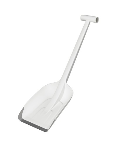 Автомобильная лопата для снега Fiskars SnowXpert 63 см, белая (1019347)