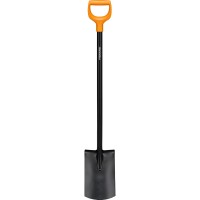 Лопата штыковая со скругленным лезвием Fiskars Solid 117 см, 1003456 (1066717)