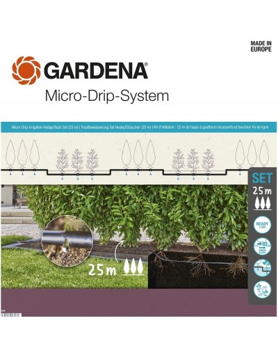 Комплект поливу Gardena Micro-Drip-System для рядного поливу 25 м, 1.6 л/год (13500-20)