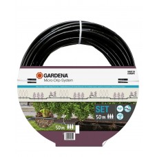Комплект поливу Gardena Micro-Drip-System для рядного поливу 50 м, 1.6 л/год (13501-20)