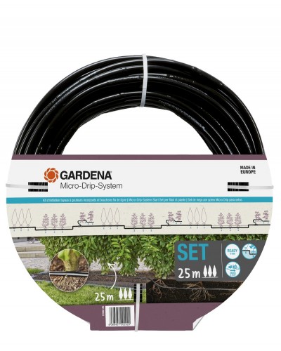 Комплект полива Gardena Micro-Drip-System для рядного полива 25 м (13502-26)