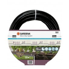 Шланг капельного полива Gardena Micro-Drip-System для рядного полива 50 м, 1.6 л/год (13504-20)