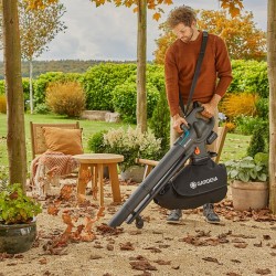 Gardena 2025 - Уборка и измельчение листьев без труда - Новый GARDENA PowerJet Collect 18V P4A