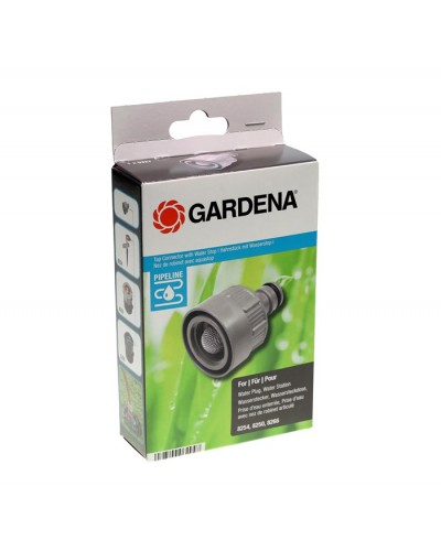 Конектор з автостопом для водозабірних колонок Gardena 8250-20, 8254-20 (08250-00,630,00)