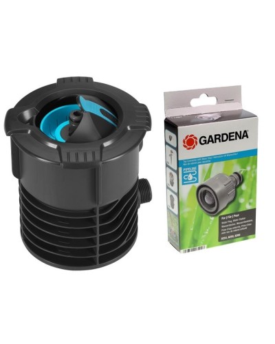Колонка водозабірна з автостопом Gardena підземна, 3/4 зовнішня різьба + запасний клапан (08266-30)