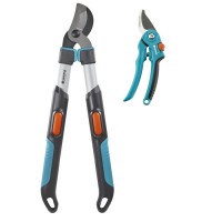 Сучкорез телескопический до 42 мм Gardena TeleCut 520-670 B + секатор Classic B/S до 20 мм (12005-30)