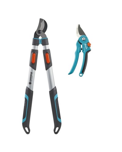 Сучкорез телескопический до 42 мм Gardena TeleCut 650-900 B + секатор Classic B/S до 20 мм (12009-30)