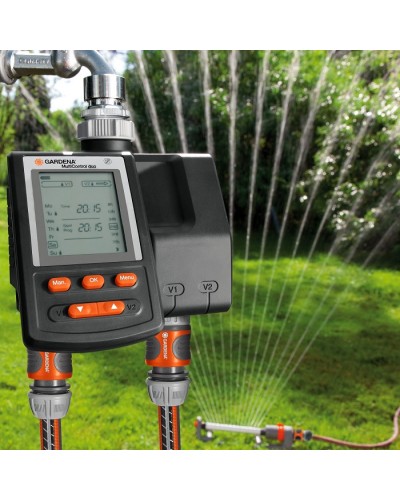 Таймер подачі води Gardena MultiControl Duo на дві лінії (01874-29)