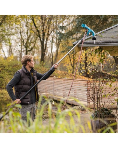 Щетка для очистки жолобов Gardena Combisystem с телескопической ручкой 210-390 см (03651-30)