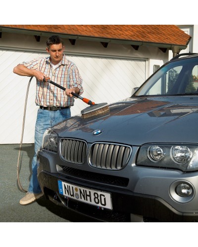 Комплект для миття автомобіля з поворотною щіткою Gardena Comfort Cleansystem 27 см (05580-20)