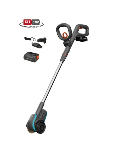 Аккумуляторная щетка для сорняков Gardena EasyWeed 1800/18V P4A Set (14820-20)