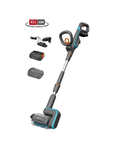 Аккумуляторный мультиочиститель Gardena AquaBrush Patio 03/18V P4A Set (14841-20)