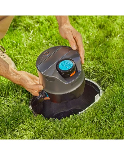 Дождеватель подземный Gardena AquaPrecise Set Bluetooth, многоконтурный автоматический, 320 м2 (16010-20)