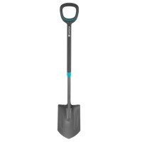 Лопата садовая штыковая заостренная Gardena ErgoLine D-образная рукоятка 117 см (17012-20)