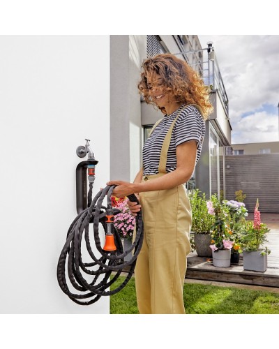 Текстильный шланг Gardena Liano 13 мм (1/2"), 10 м с держателем TapFix (18596-20)
