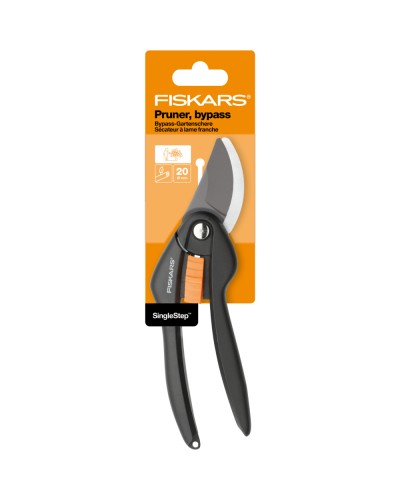 Секатор Fiskars Single Step™ P26, Bypass до 20 мм, 111260 (1000567)