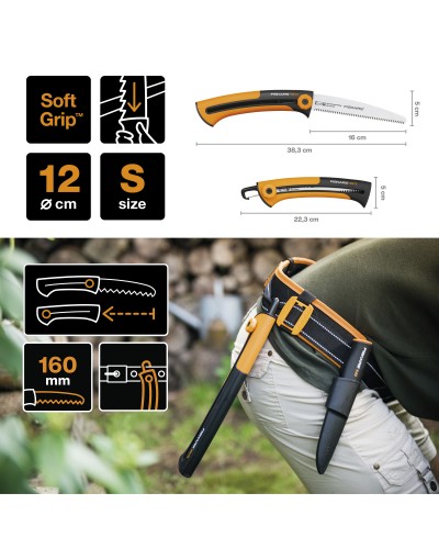 Садовая/столярная пила Fiskars Xtract™ SW72, S - 160 мм, 123860 (1000612)