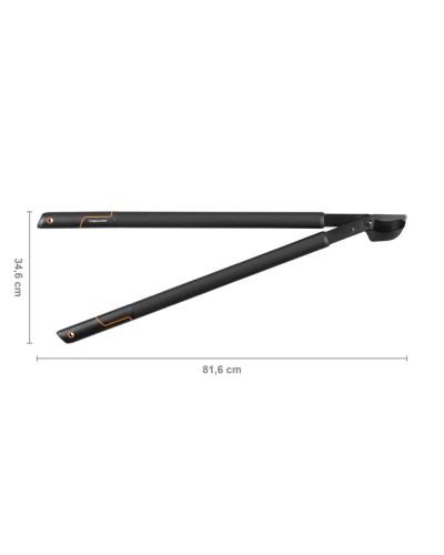 Сучкорез для зеленых веток до 40 мм Fiskars SingleStep™ L38, Bypass L 82 см, 112460 (1001426)
